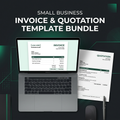 Small Business Invoice & Quotation Template Bundle
